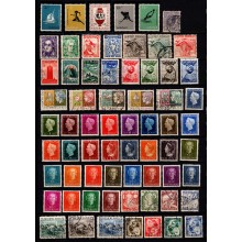 Holland - Lot med forskellige mærker og komplette sæt - Frimærker - Stemplet/ustemplet/postfrisk.